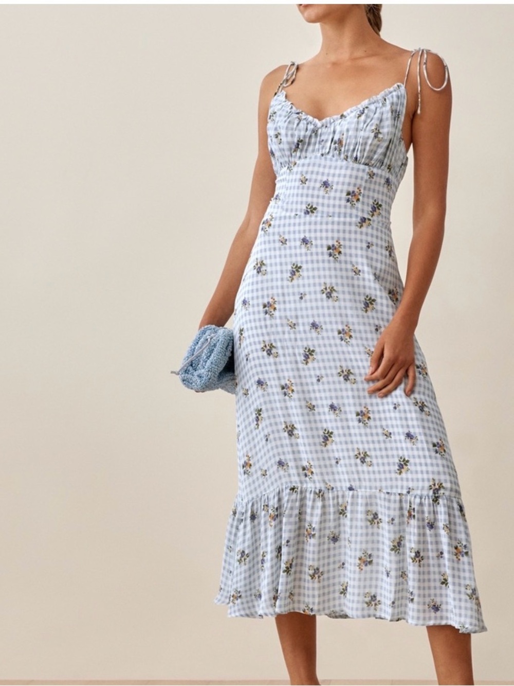 Reformation embry midi dress al fresco